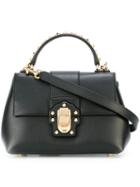 Dolce & Gabbana - Studded Handle Tote Bag - Women - Calf Leather - One Size, Women's, Black, Calf Leather