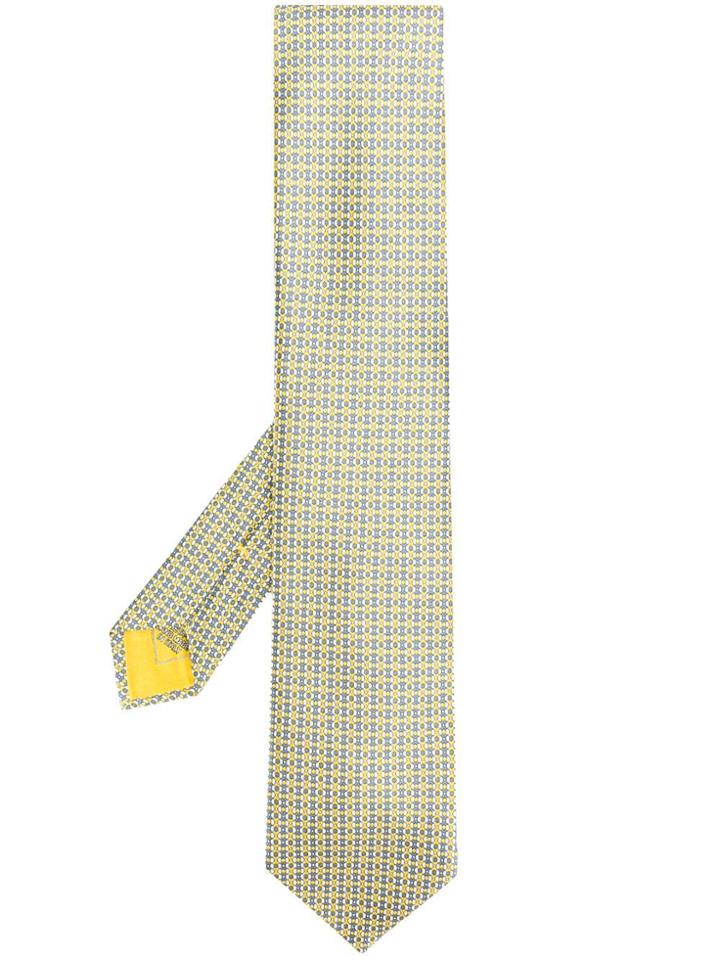 Brioni Printed Tie - Yellow