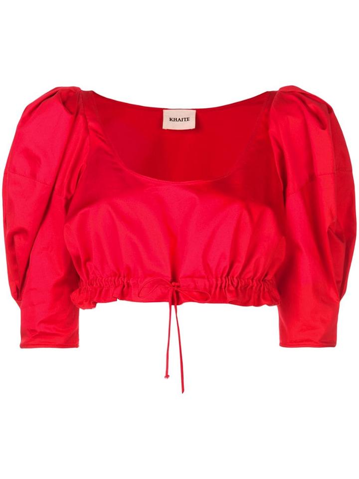 Khaite The Frankie Top - Red