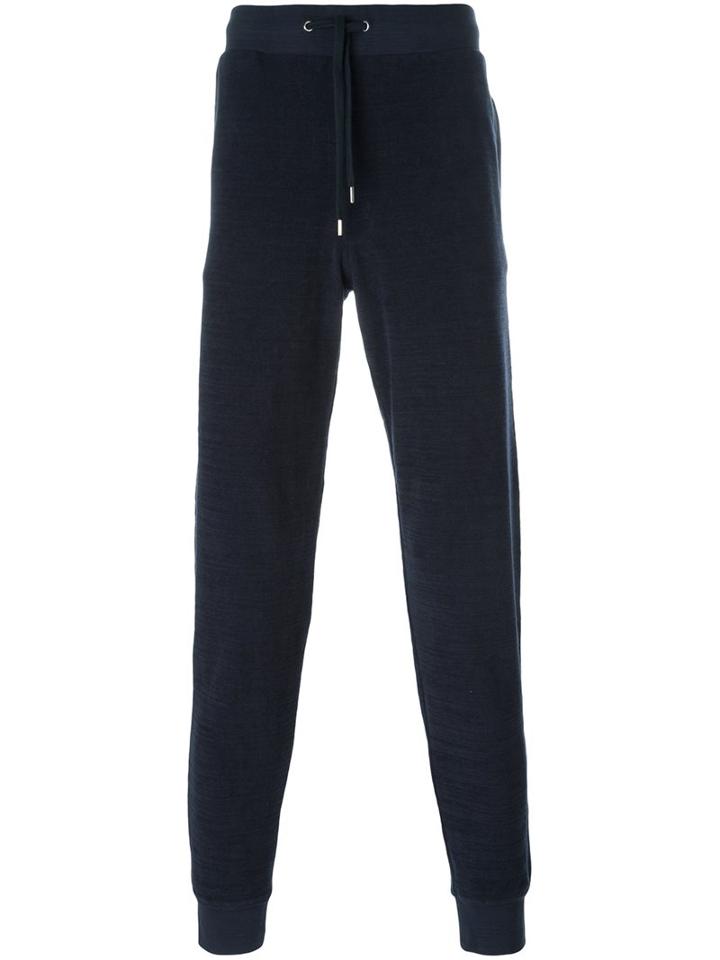 Orlebar Brown Tapered Track Pants, Men's, Size: Large, Blue, Cotton