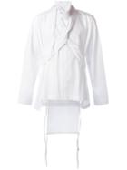 Craig Green Tie Fastening Shirt, Men's, Size: S, White, Cotton