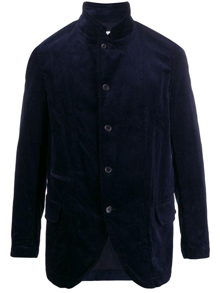 Comme Des Garçons Shirt Corduroy Blazer - Blue