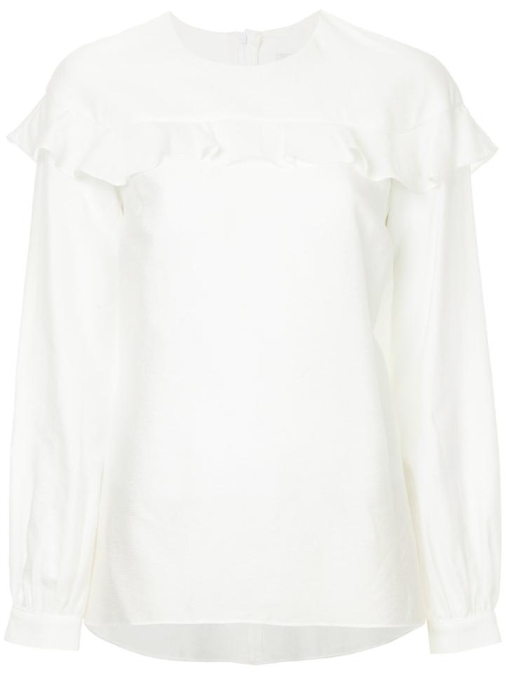 Rebecca Vallance Jacqueline Blouse - White