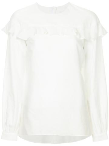 Rebecca Vallance Jacqueline Blouse - White