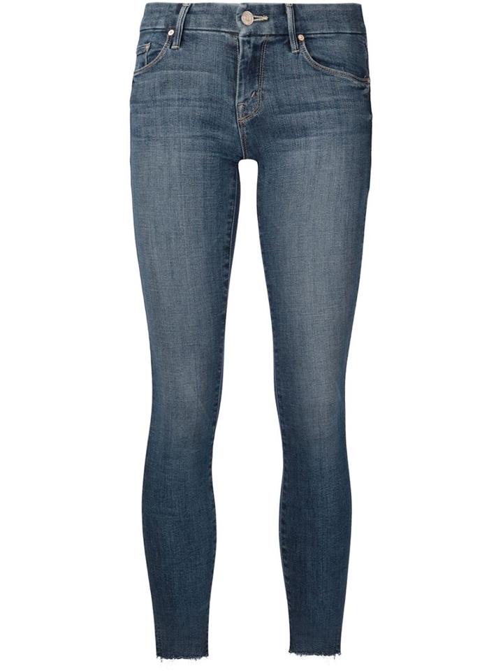 Mother 'the Looker' Skinny Jeans, Women's, Size: 29, Blue, Cotton/polyester/spandex/elastane