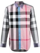 Burberry 'house Check' Shirt, Men's, Size: Xl, Pink/purple, Cotton