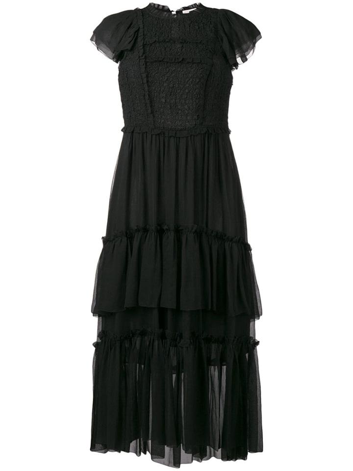 Ulla Johnson Lenore Silk Dress - Black