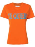 Alberta Ferretti Te Quiero T-shirt - Orange