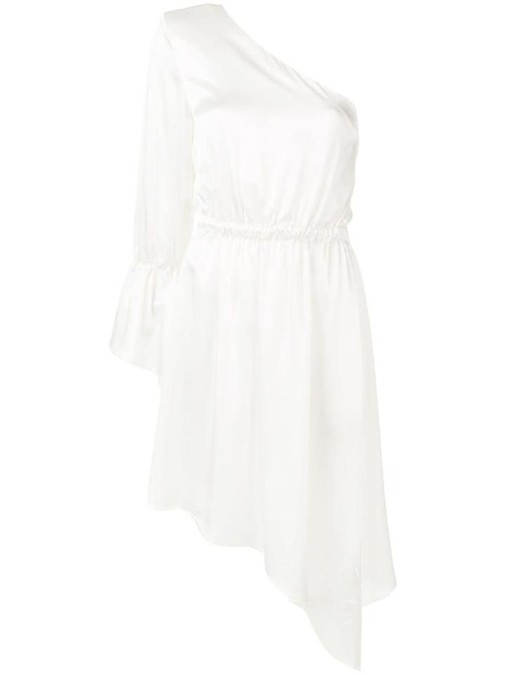 Federica Tosi One-shoulder Asymmetric Hem - White