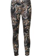 7 For All Mankind Printed Skinny Trousers