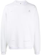Oamc Print Detail Sweatshirt - White