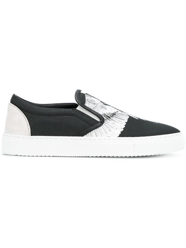 Marcelo Burlon County Of Milan Aish Slip-on Sneakers - Black