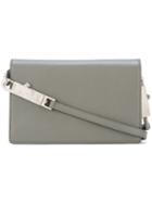 Rick Owens Rectangular Shoulder Bag, Women's, Grey, Leather