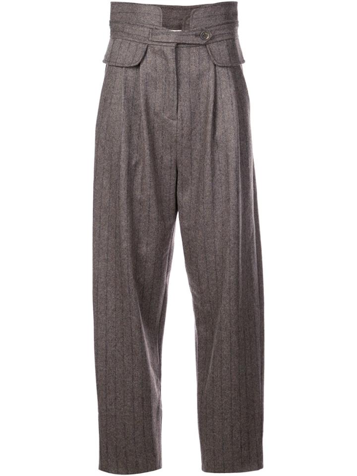 Sea Noemie Pinstripe Pant - Brown