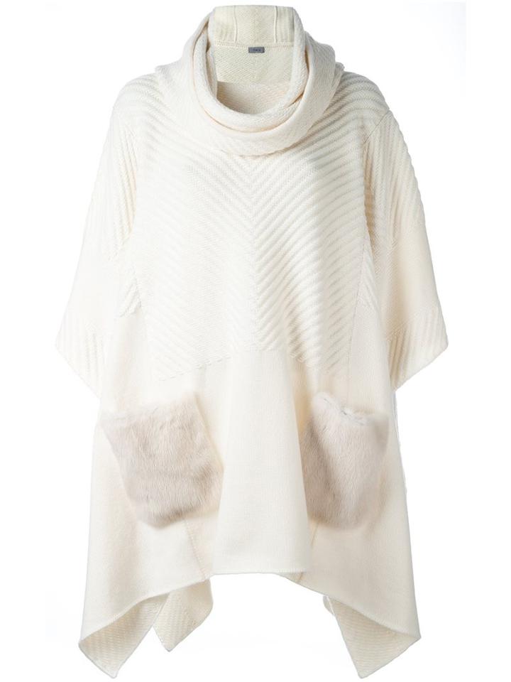 Malo Broad Roll Neck Pullover, Women's, Size: Small, Nude/neutrals, Cashmere