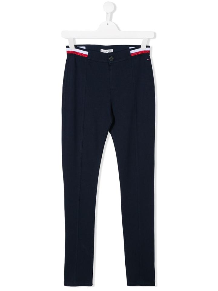 Tommy Hilfiger Junior Essential Stretch Logo Leggings - Blue