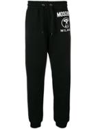 Moschino Contrast Logo Track Pants - Black