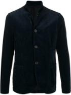 Harris Wharf London Striped Pattern Blazer - Blue