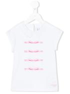 Simonetta Embroidered Details T-shirt, Girl's, Size: 6 Yrs, White