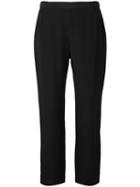 Erika Cavallini Cropped Pants, Women's, Size: 40, Black, Silk/acetate
