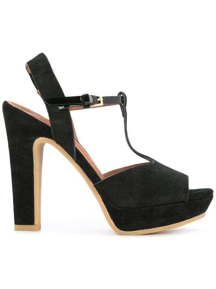 See By Chloé T-bar Strap Sandals - Black