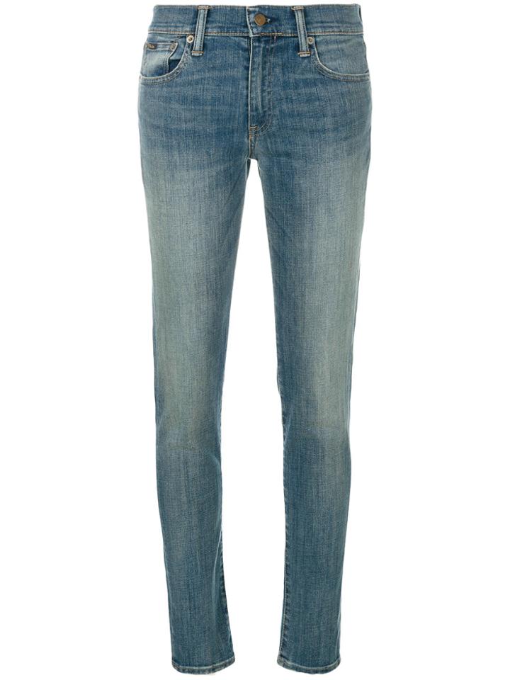 Polo Ralph Lauren Faded Skinny Jeans - Blue