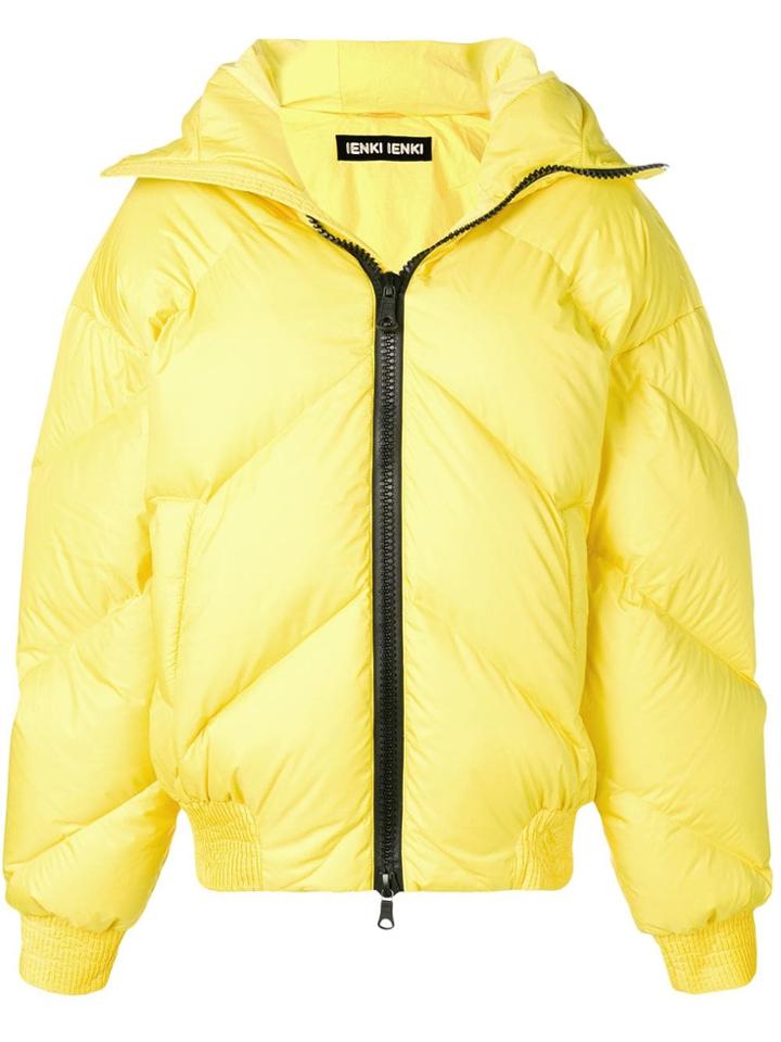 Ienki Ienki Oversized Puffer Jacket - Yellow & Orange