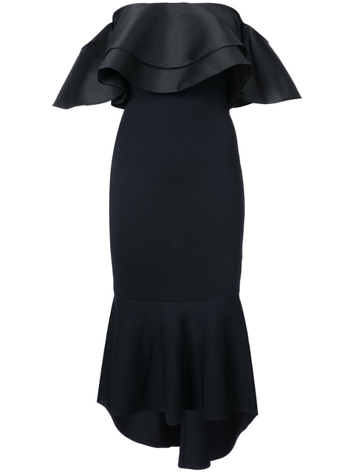 Sachin & Babi Eminonu Ruffled Strapless Dress - Black