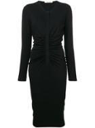 Roberto Cavalli Fitted Midi Dress - Black