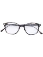 Tom Ford Eyewear Tortoiseshell Effect Glasses - Grey