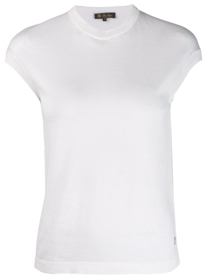 Loro Piana Fine Knit Top - White