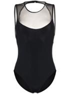 Beth Richards Bardot Scoop Neck Swimsuit - Black