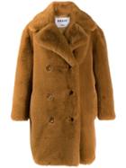 S.w.o.r.d 6.6.44 Faux Fur Coat - Brown