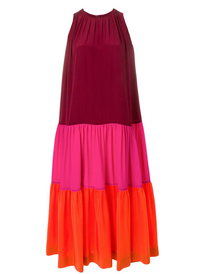 Gianluca Capannolo Colour Block Maxi Dress - Multicolour