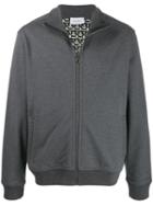 Salvatore Ferragamo Gancini Zip-up Jacket - Grey
