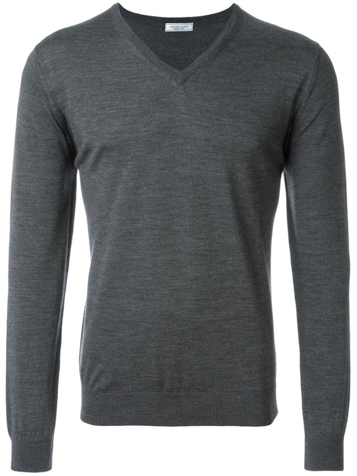 Sun 68 Patch Pocket Sweater - Grey