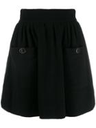 Chanel Pre-owned 1990's A-line Mini Skirt - Black