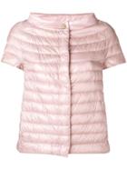 Herno Sleeveless Feather Down Jacket - Pink