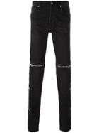 Givenchy Zip Detail Slim-fit Jeans - Black
