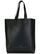 Ami Alexandre Mattiussi Tote Bag, Black, Leather