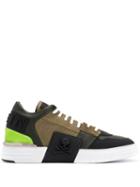 Philipp Plein Colour-block Sneakers - Green