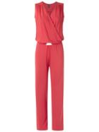 Lygia & Nanny - Panelled Jumpsuit - Women - Polyamide - 40, Red, Polyamide