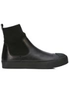 Neil Barrett Solid Black Sock Boots