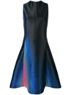 Lanvin Gradient Detail Sleeveless Dress - Blue