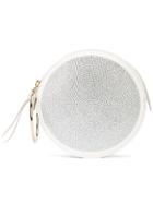 Sara Battaglia Ring Circle Tote Bag - White