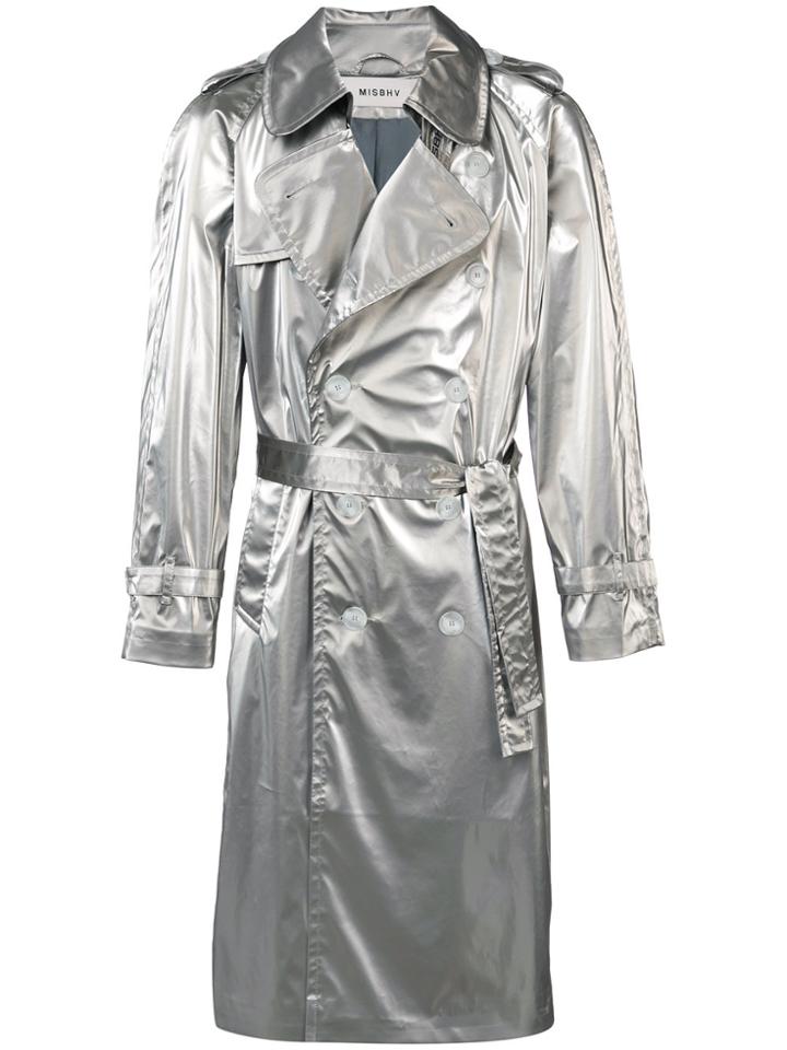 Misbhv Fantasy Trench Coat - Metallic
