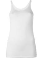 Majestic Filatures Scoop Neck Tank Top, Women's, Size: 3, White, Rayon/spandex/elastane
