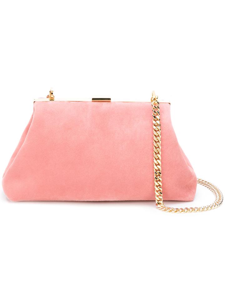 Mansur Gavriel Chain Strap Shoulder Bag - Pink & Purple