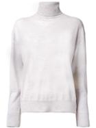 H Beauty & Youth. Roll Neck Jumper, Women's, Grey, Cashmere