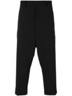 Rick Owens Cropped Astaire Trousers - Black